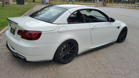 Carbon Fiber rear side bumper Skirts lip – BMW E92 E93 M3