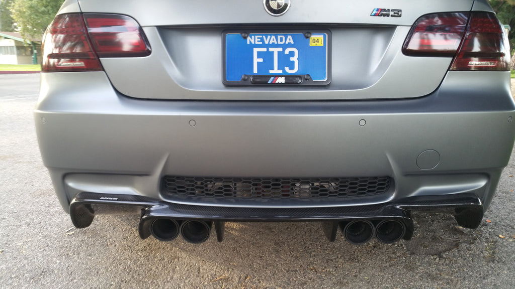 Carbon Fiber Rear Diffuser-BMW E92/E93 M3
