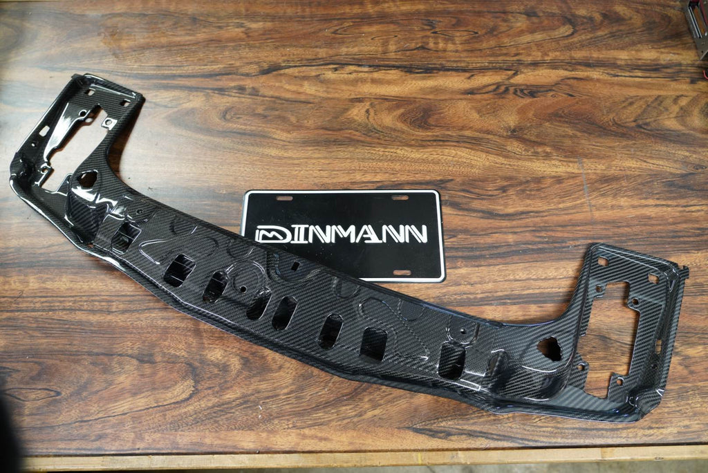 BMW F80 M3 F82 M4 F87 M2  2, 3, 4 series Carbon Fiber Radiator Support Brace in 3 layer carbon fiber.