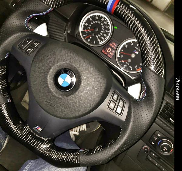 BMW E90 E91 Set Coating Steering Wheel Cover Genuine Leather From Replace A  Orig