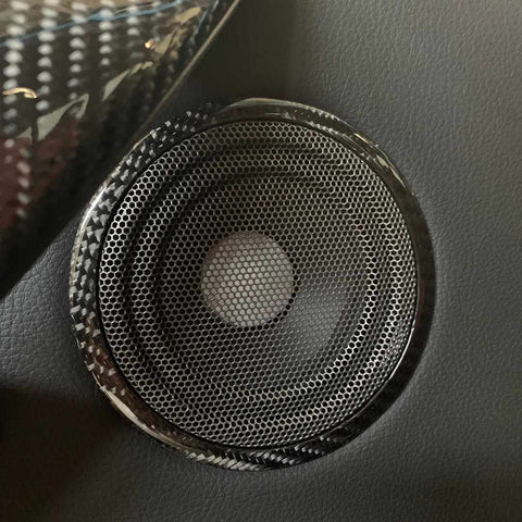 Dinmann CF | BMW FXX | speaker Trim four bigger speakers