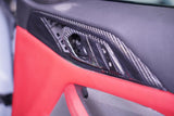 BMW G82 G83 M4 G22 G23 4 SERIES OEM DOOR HANDLES REFINIHED IN CARBON FIBERT FULL REPLACEMENT