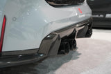 BMW G80 M3 G82 G83 M4 CARBON FIBER REAR SIDE BUMPER TRIMS FULL REPLACEMENT 2 PCS