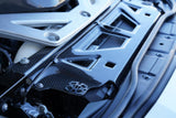 Dinmann CF | BMW G80 g81 M3 G82 G83 M4 engine radiator bracelet cover in 3 layer carbon fiber