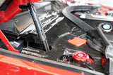 Dinmann | BMW | F30 F31 F32 F33 F36 3, 4 SERIES Engine Cowl Covers refinish in Carbon Fiber