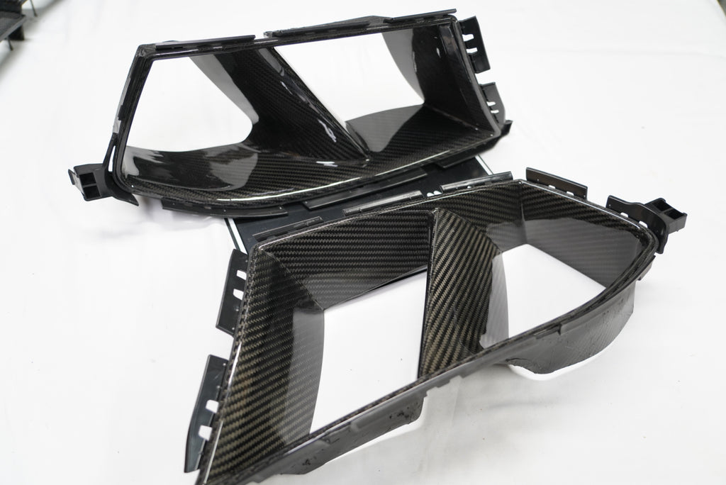 Dinmann BMW – G82 G83 G80 M3M4 Front Bumper Air Inlets dry carbon fiber