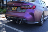 BMW G80 M3 G82 G83 M4 CARBON FIBER DIFFUSER REPLACEMENT 4 PCS kit