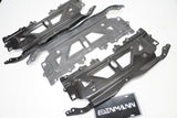 Dinmann CF | BMW G80 g81 M3 G82 G83 M4 engine radiator bracelet cover in 3 layer carbon fiber