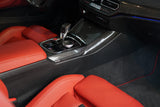Dinmann | BMW G80 M3 G82 G83 M4 G20 G22 G21 Carbon Fiber Center console trim driver accent chr