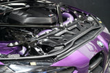 Dinmann CF | BMW G80 g81 M3 G82 G83 M4 engine radiator bracelet cover in 3 layer carbon fiber