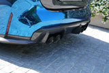 BMW G80 M3 G82 G83 M4 CARBON FIBER DIFFUSER REPLACEMENT 4 PCS kit