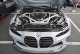 Dinmann CF | BMW G80 g81 M3 G82 G83 M4 engine radiator bracelet cover in 3 layer carbon fiber