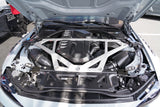Dinmann CF | BMW G80 g81 M3 G82 G83 M4 engine radiator bracelet cover in 3 layer carbon fiber