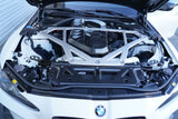 Dinmann CF | BMW G80 g81 M3 G82 G83 M4 engine radiator bracelet cover in 3 layer carbon fiber