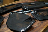 DINMANN | BMW F91 F92 F93 M8 WINDOW COWL COVERS IN CARBON FIBER