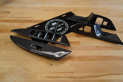 Dinmann BMW | F93  m8  8 Series Four Doors window control Trims in carbon fiber