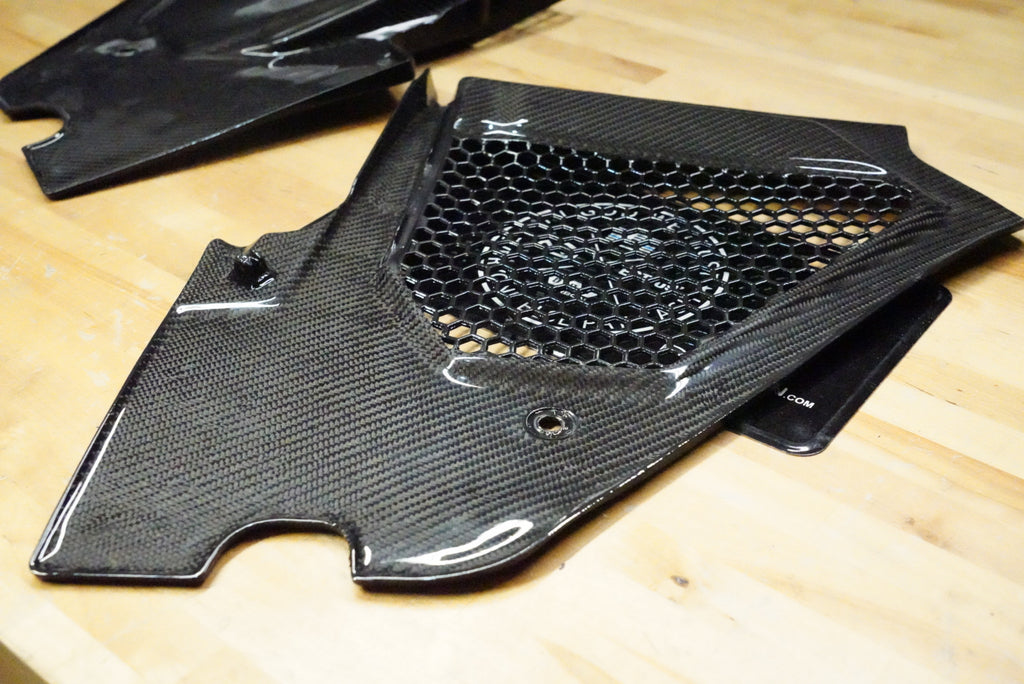 Dinmann BMW | G20 g42 g28 g21 g28 3 series and i3l WINDOW COWL COVERS IN CARBON FIBER