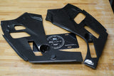 DINMANN CF | BMW G30 F90 | 5 SERIES AND M5 oem headlight covers cowl refinished in real carbon fiber.