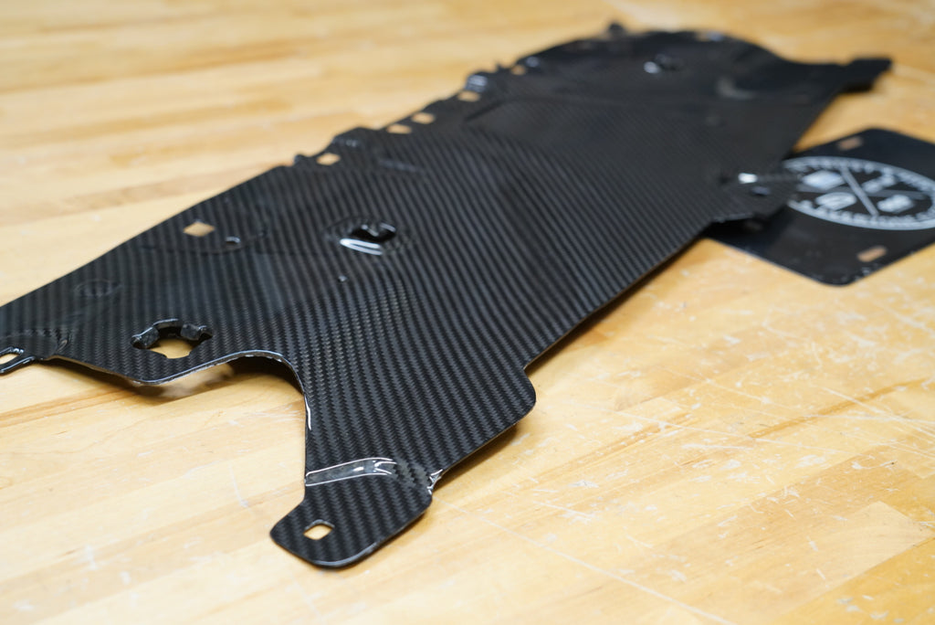 DINMANN CF | BMW F91 F92 F93 M8 ENGINE BAY CROSSLINK FRONT PANEL COVER