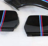 BMW BACK SEAT CARBON FIBER CENTER COVERS F80 M3 F82 M4 F87 M2 COMPETITIONS