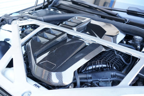 Dinmann CF | BMW G80 G81 M3 G82 G83 M4 G87M2 ENGINE COVER IN CARBON FIBER