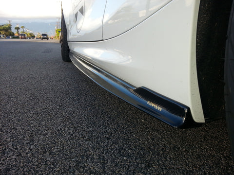 Carbon Fiber side skirt lip – BMW F22/ F23 M sport side skirt.