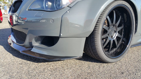 CARBON Frontlippe Ansatz Schwert Spoiler Spoilerlippe Passt für BMW E60 M5  06-10