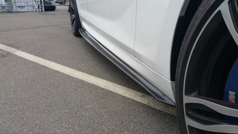 Carbon Fiber side skirt lip BMW F12 F13 M6