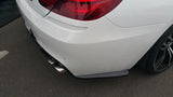 CARBON FIBER REAR SIDE BUMPER LIP F06 F12 F13 M6
