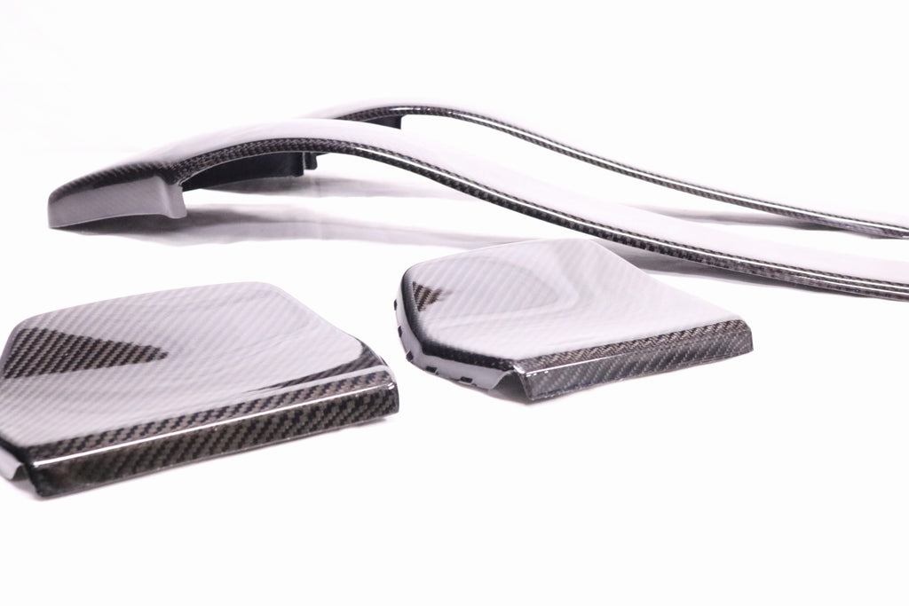 BMW BACK SEAT CARBON FIBER CENTER COVERS F80 M3 F82 M4 F87 M2 COMPETITIONS