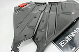 Dinmann CF | BMW F80 F82 F83 F87 | M2 M3 M4 oem engine cowl refinish in carbon fiber cover.