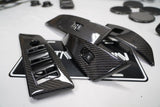 Dinmann CF | BMW E60 | E60 M5 window control trims pre lci finished in carbon fiber