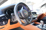 Dinmann CF | F90 M5 | Carbon Fiber Steering Wheel with custom light build into it up to $700 Refund Option