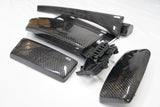 Dinmann CF | E60 M5 e60 5 series | center console top trims refinished in Carbon Fiber full replacement