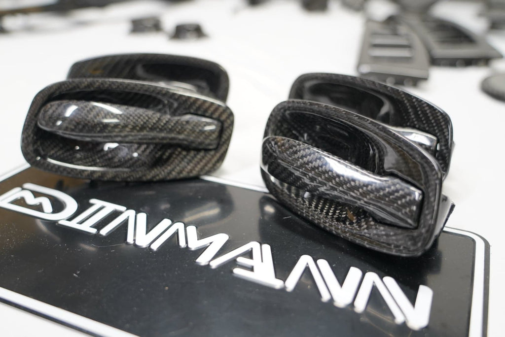 Dinmann CF | BMW E60 | Door Handles both lci or pre lci finished in carbon fiber