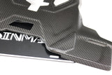 DINMANN CF | BMW F90 M5 engine compartment covers refinish in carbon fiber 3 pcs