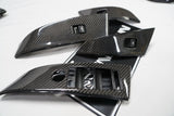 Dinmann CF | BMW E60 | E60 M5 window control trims pre lci finished in carbon fiber