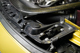 BMW F80 M3 F82 M4 F87 M2  2, 3, 4 series Carbon Fiber Radiator Support Brace in 3 layer carbon fiber.
