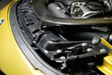 BMW F80 M3 F82 M4 F87 M2  2, 3, 4 series Carbon Fiber Radiator Support Brace in 3 layer carbon fiber.