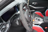 BMW G80 M3 G82 G83 M4 CARBON FIBER CUSTOM STEERING WHEEL with PERFORMANCE LIGHT