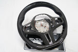 BMW G80 M3 G82 G83 M4 CARBON FIBER CUSTOM STEERING WHEEL with PERFORMANCE LIGHT
