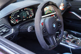 BMW G80 M3 G82 G83 M4 CARBON FIBER CUSTOM STEERING WHEEL with PERFORMANCE LIGHT