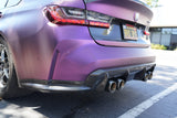 BMW G80 M3 G82 G83 M4 CARBON FIBER DIFFUSER REPLACEMENT 6 PCS