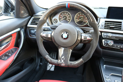 Dinmann Honeycomb CF Steering Wheel | F87 M2 | F8X M3 / M4 | 2, 3 & 4 Series - with S450 refund option
