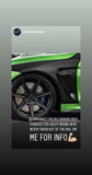 Dinmann BMW F82 F83 M4 Full Replacement Fenders in Carbon fiber