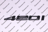 FOR BMW TRUNK LOGO 1 2 3 4 5 6 SERIES TRUNK BADGE IN GLOSSY OR MATTE BLACK