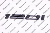 FOR BMW TRUNK LOGO 1 2 3 4 5 6 SERIES TRUNK BADGE IN GLOSSY OR MATTE BLACK