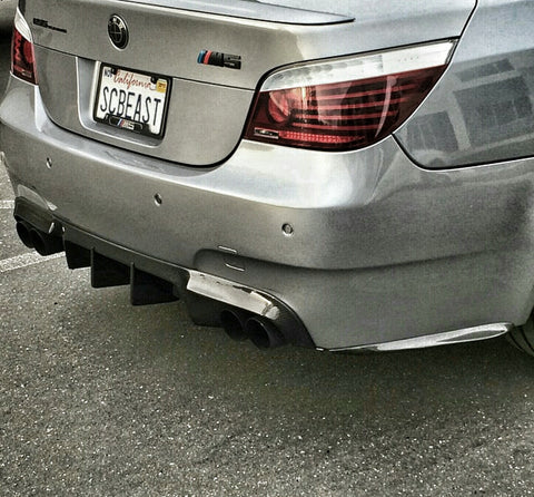 Carbon Fiber Rear Side Bumper Extensions β BMW E60 M5 β DINMANN