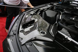 DINMANN CF | BMW G30 F90 | 5 SERIES AND M5 oem Upper engine compartment cover	refinish in carbon fiber.